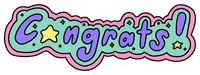 Congrats Sticker