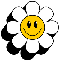 Daisy Smiley Black