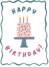 Birthday Cake Frame