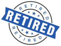 Retired Stamp Blue