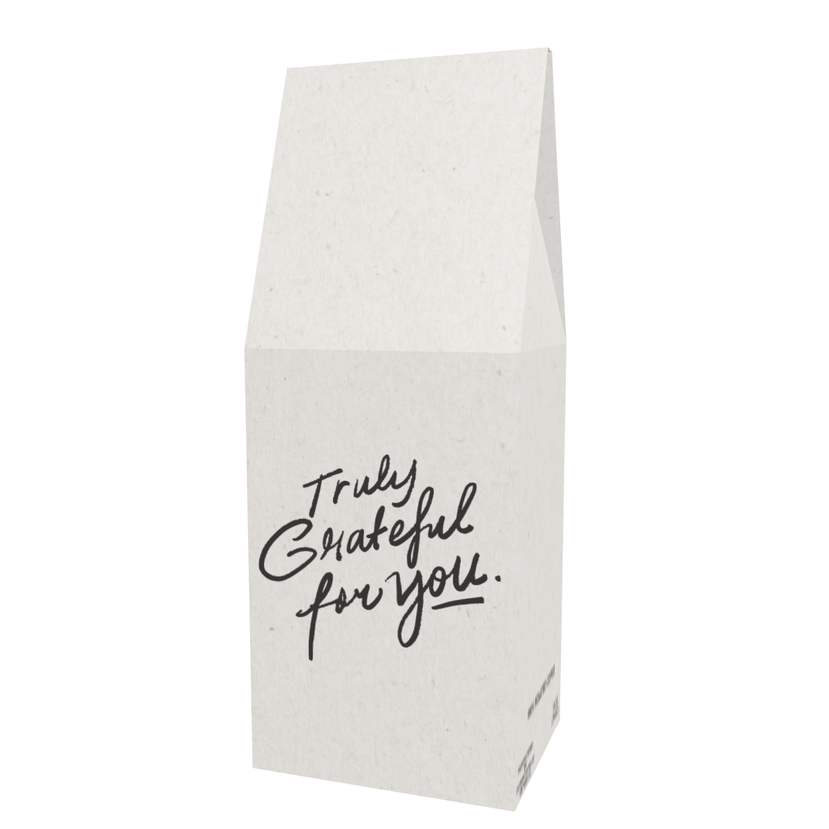 Personalized Grateful Coffee Box - Front View featuring main design