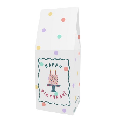 Personalized Birthday Coffee Box - Front View featuring main design