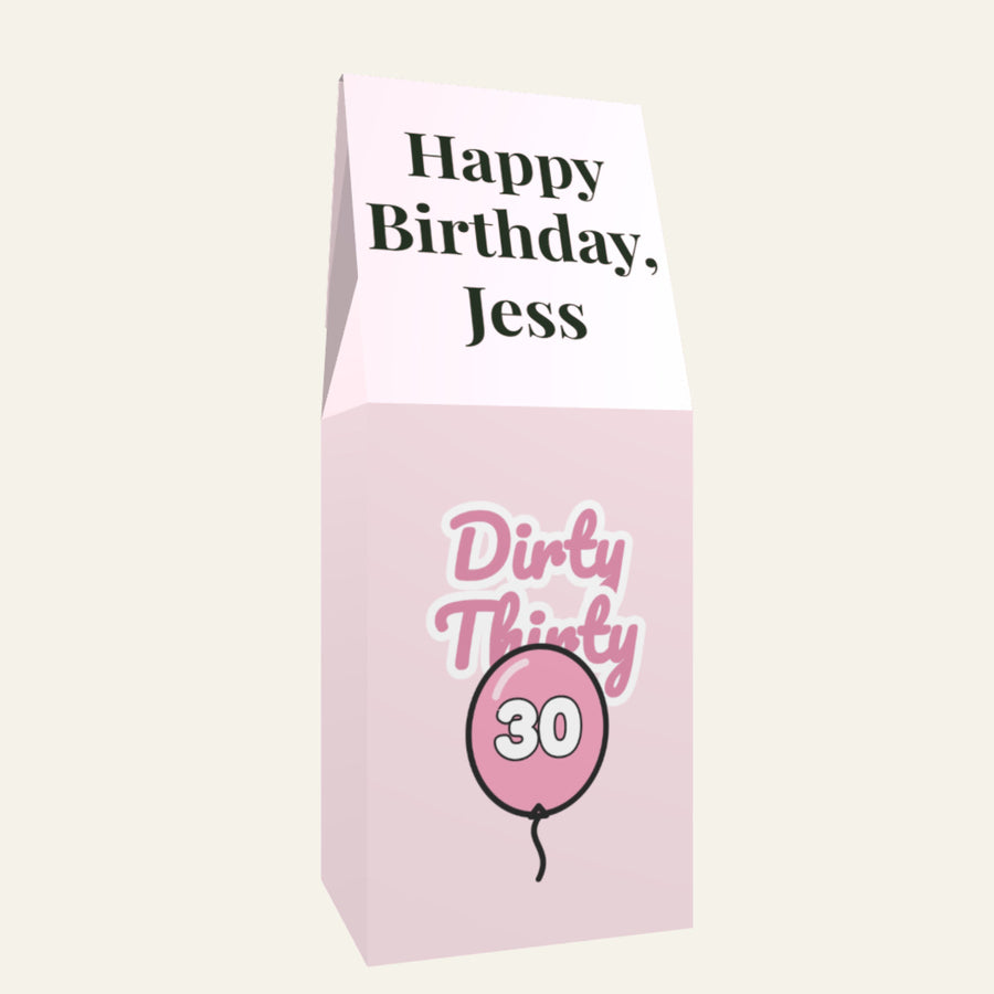 Personalized 30th Birthday Coffee Box