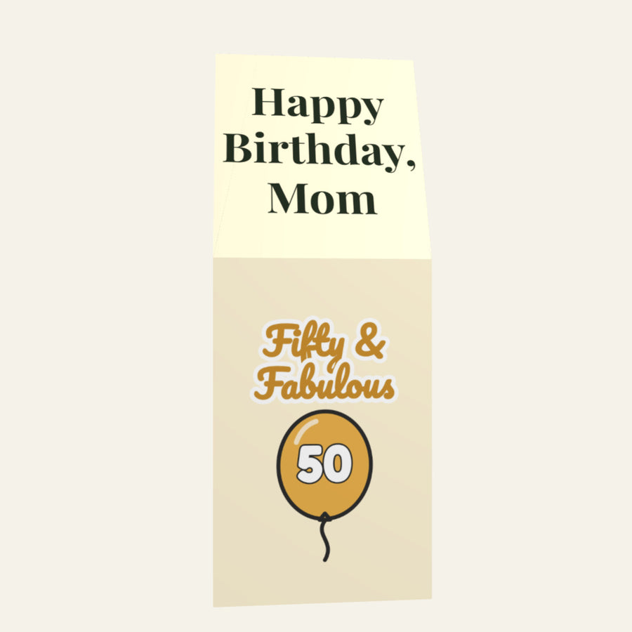 Personalized 50th Birthday Coffee Box