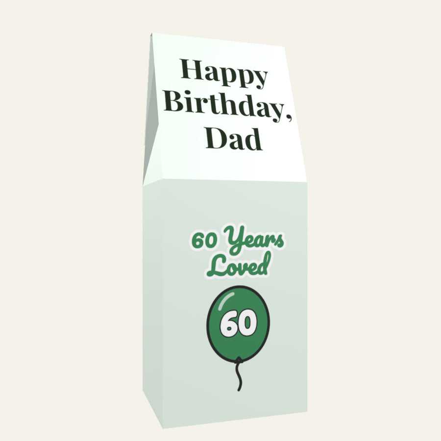 Personalized 60th Birthday Coffee Box