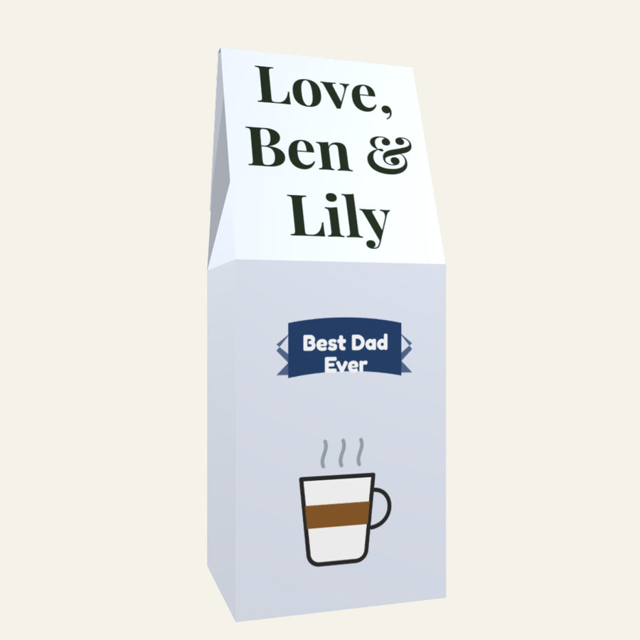 Personalized Best Dad Coffee Box