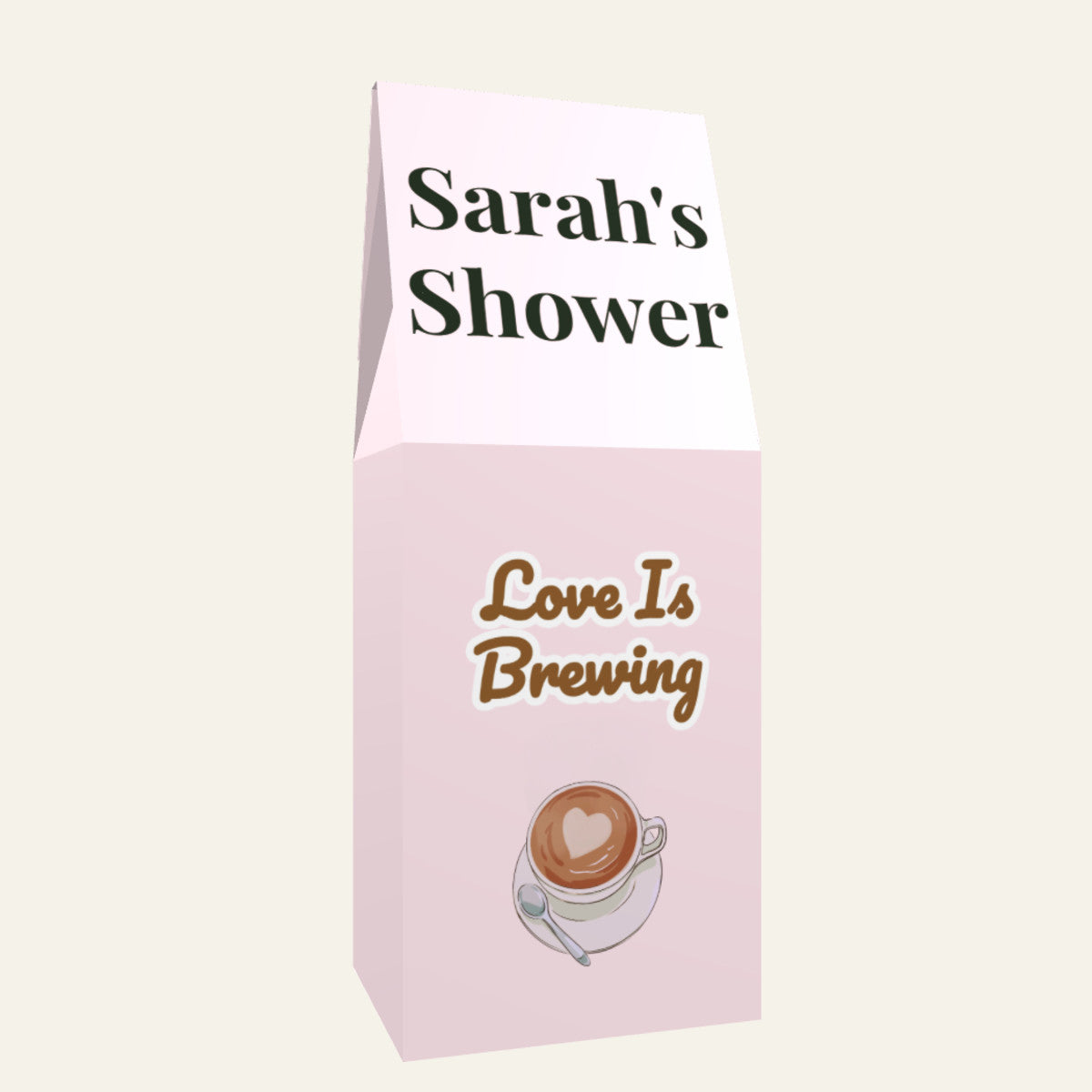 Personalized Bridal Shower coffee gift box, a bridal shower favor