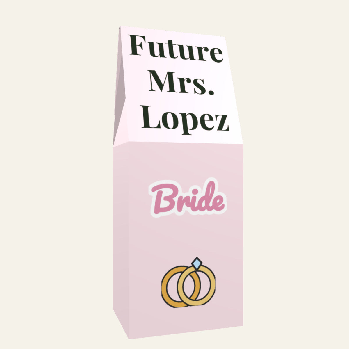 Personalized Bride coffee gift box, a gift for the bride