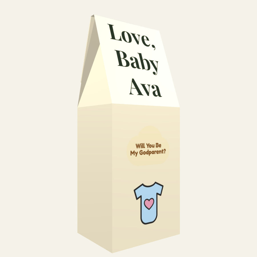 Personalized Godparent Proposal Coffee Box