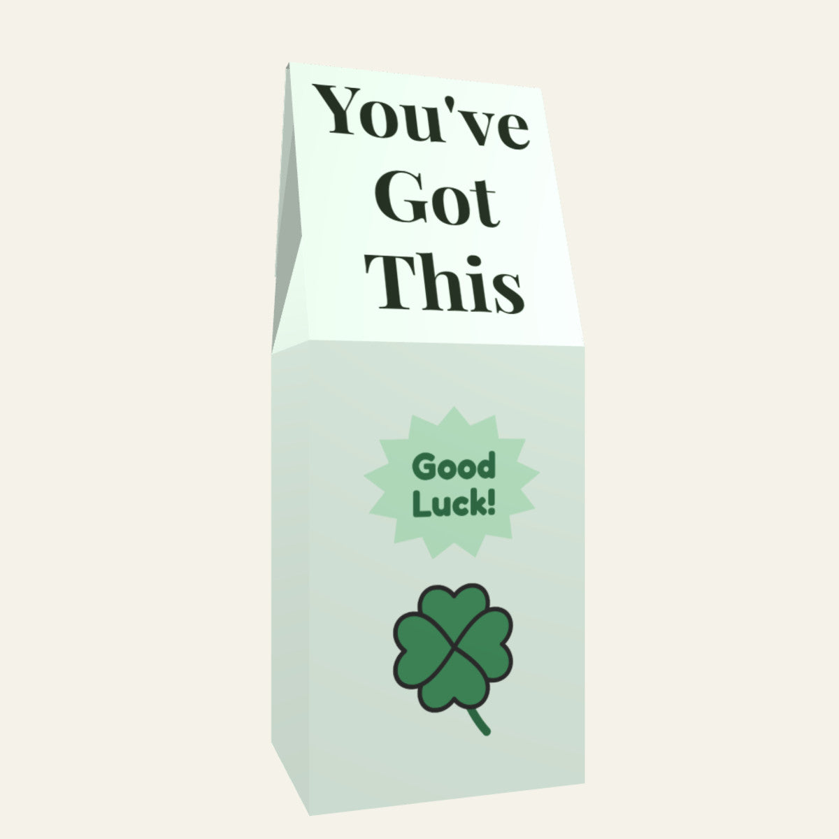 Personalized Good Luck coffee gift box, a good luck gift