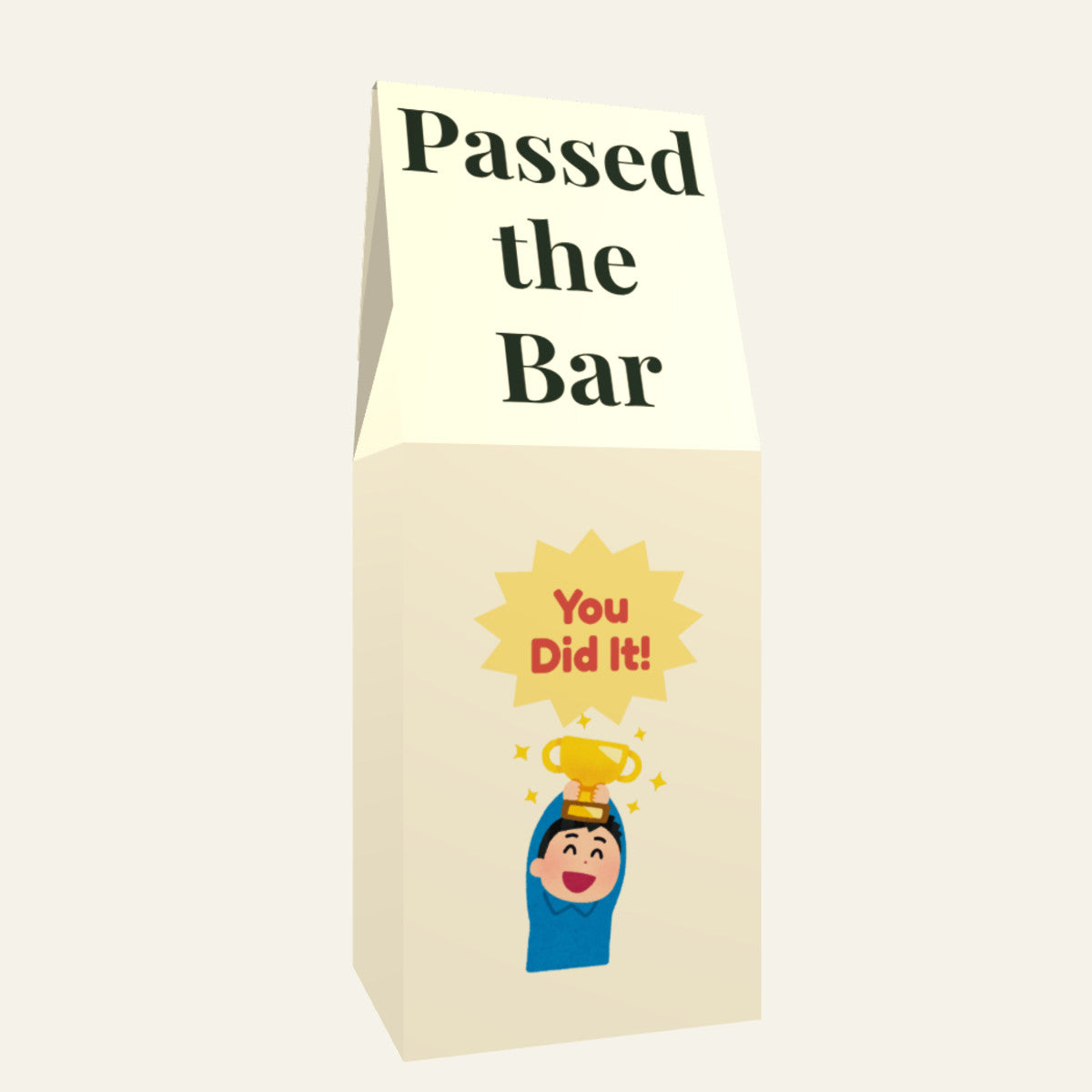 Personalized Passed Exam coffee gift box, a gift for passing an exam