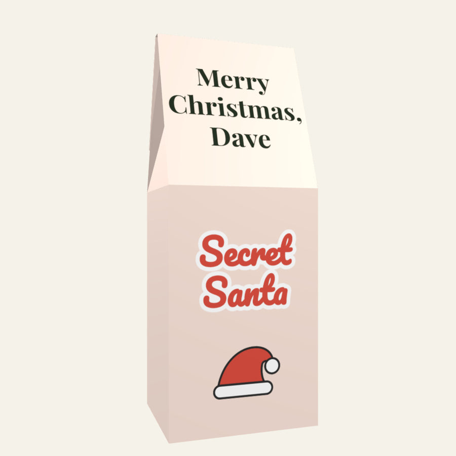 Personalized Secret Santa Coffee Box