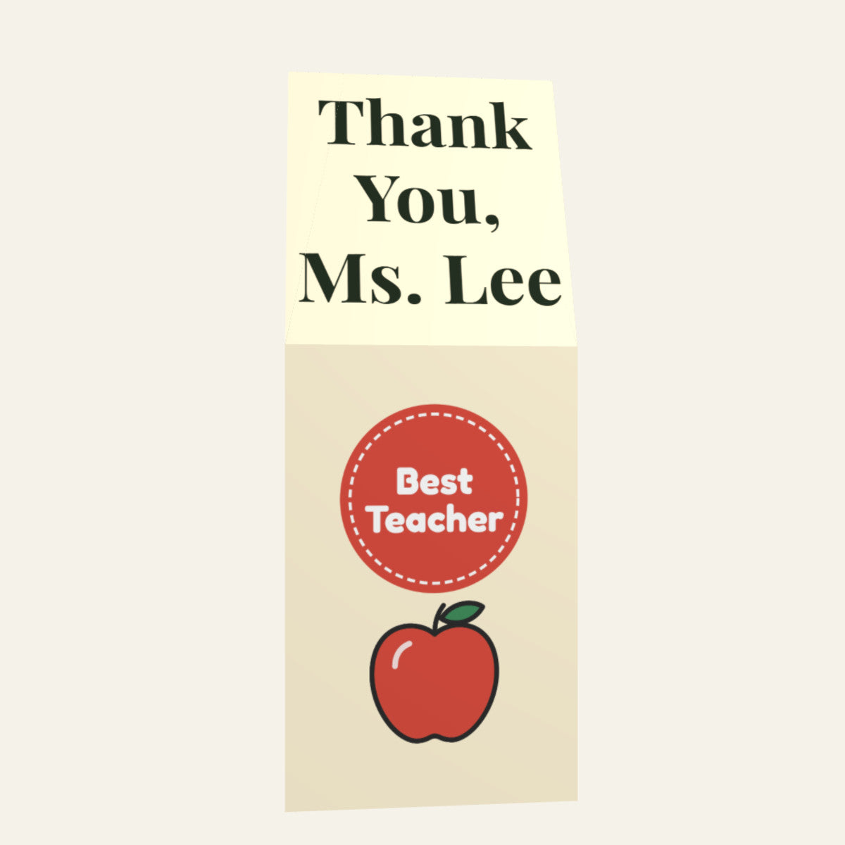 Personalized Teacher Appreciation coffee gift box, a teacher appreciation gift