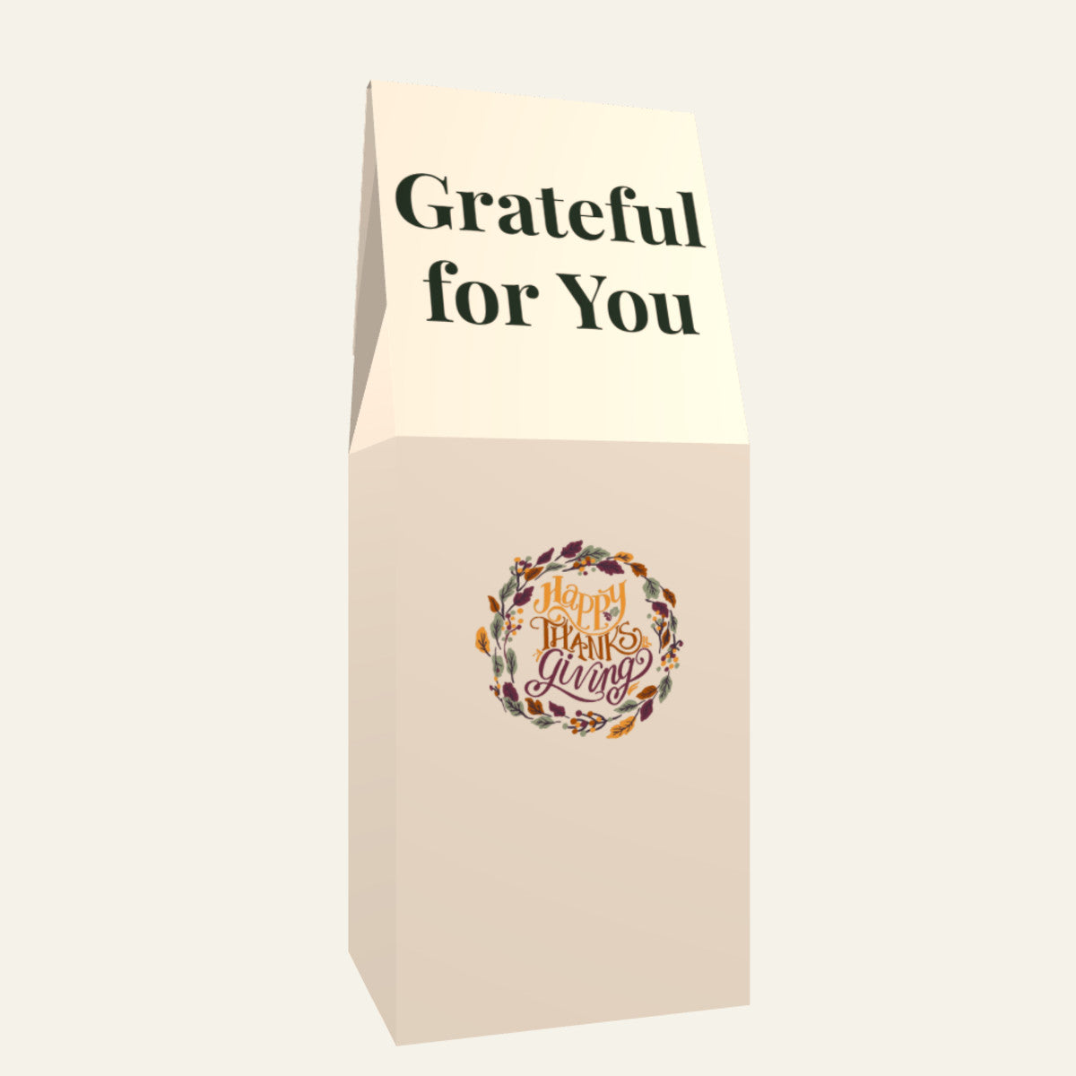 Personalized Thanksgiving coffee gift box, a Thanksgiving hostess gift