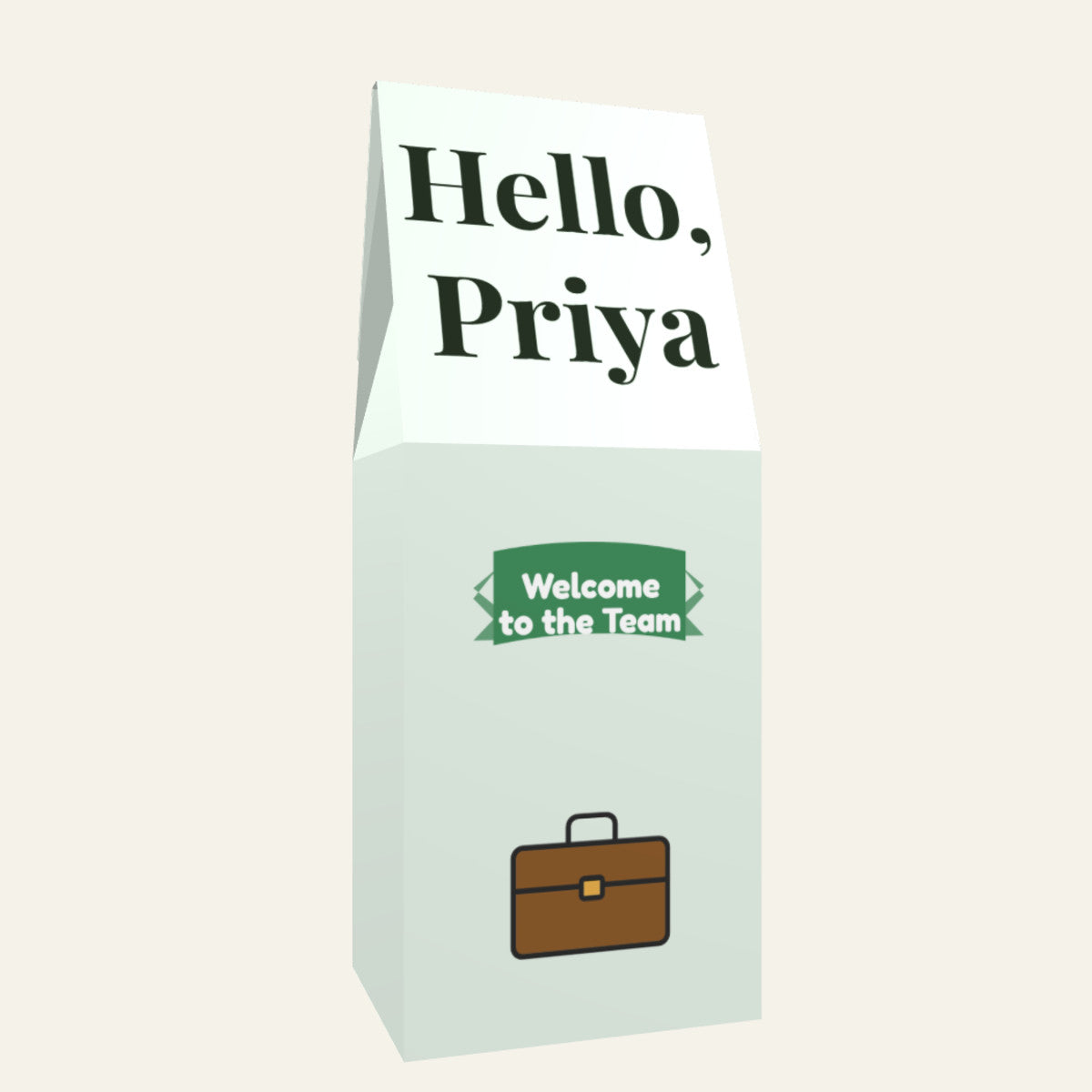 Personalized Welcome to the Team coffee gift box, a new employee welcome gift
