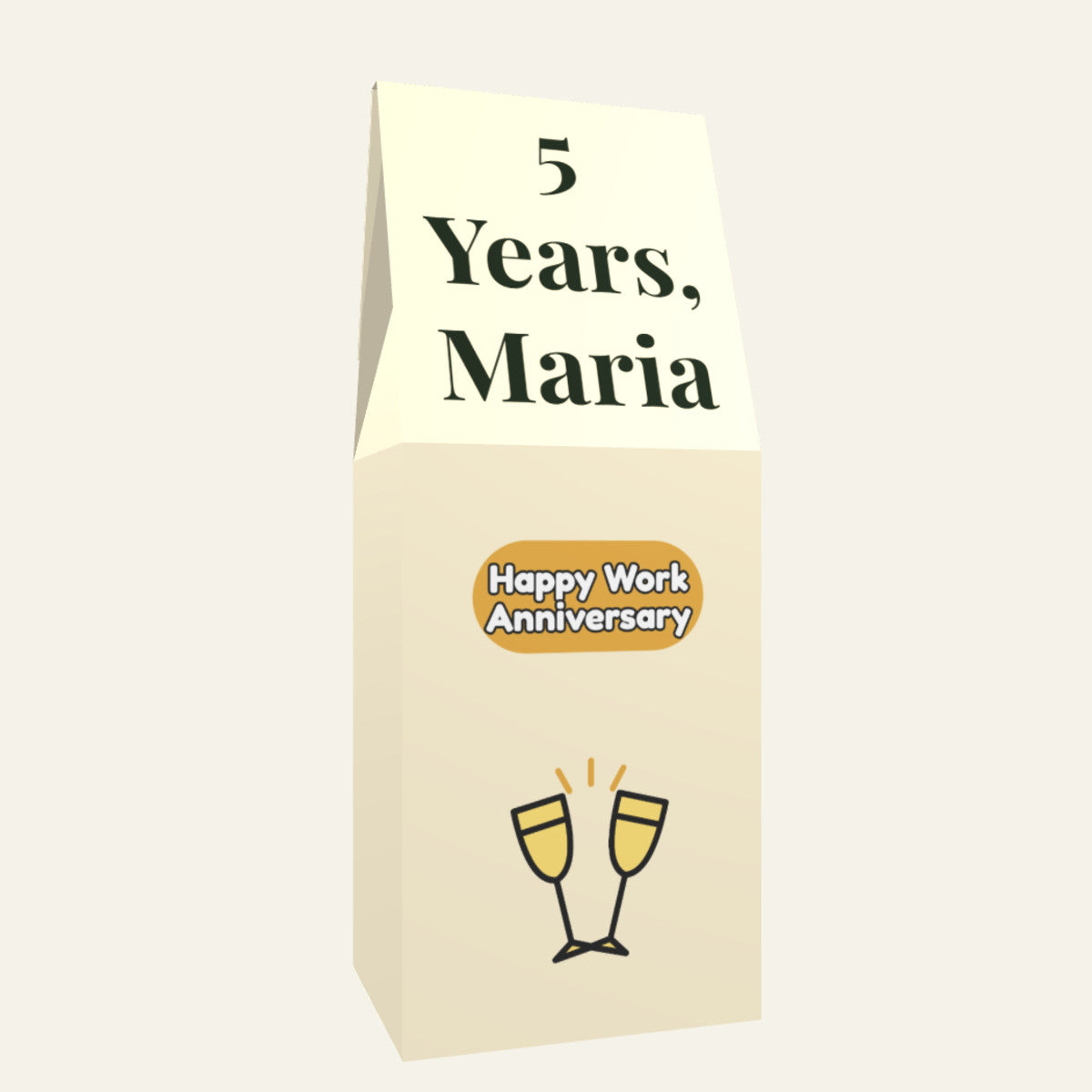 Personalized Work Anniversary coffee gift box, a work anniversary gift