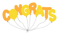 Congrats Balloons