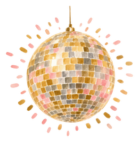 Gold Disco Ball