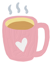 Pink Heart Mug