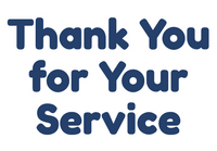 Thank You for Your Service