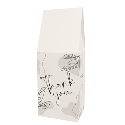 Personalized Thank You Coffee Box - Front View featuring main design