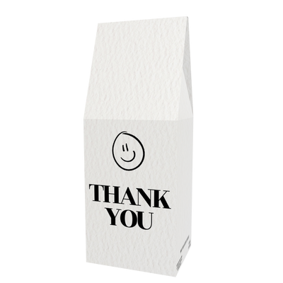 Personalized Thank You Coffee Box - Front View featuring main design